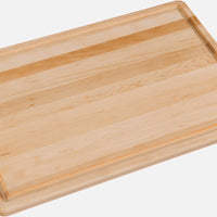 Labell - 14" x 20" x 0.75" Maple End Grain Utility Board with Groove - L14200