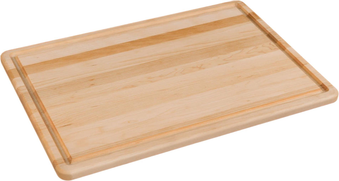 Labell - 14" x 20" x 0.75" Maple End Grain Utility Board with Groove - L14200