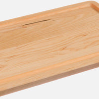 Labell - 8" x 12" x 0.75" Maple Face Grain Utility Board with Groove and Angled Finish - L12080