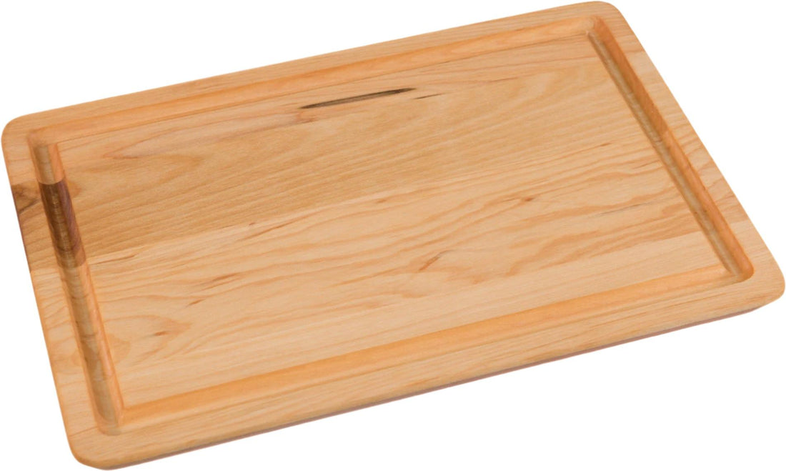 Labell - 8" x 12" x 0.75" Maple Face Grain Utility Board with Groove and Angled Finish - L12080