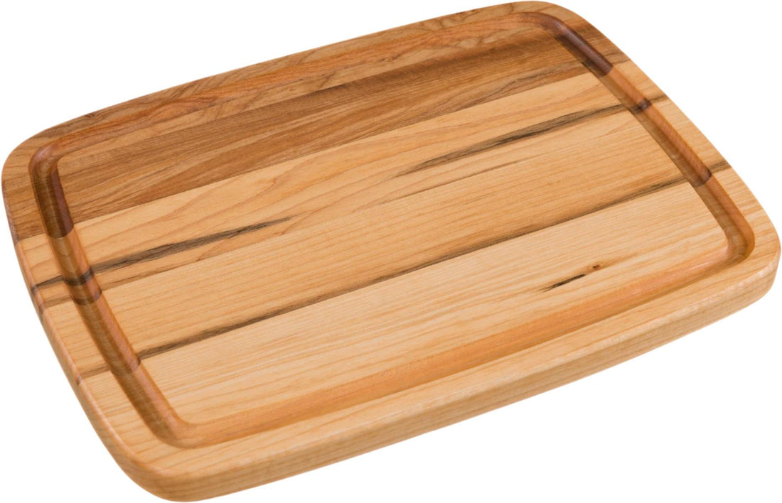 Labell - 8.5" x 12.25" x 0.75" Maple Face Grain Utility Board with Groove - L09120