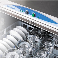 Lamber - 220 V Economy Single Wall High-Temperature Glasswasher with Drain Pump - DSP3DPS