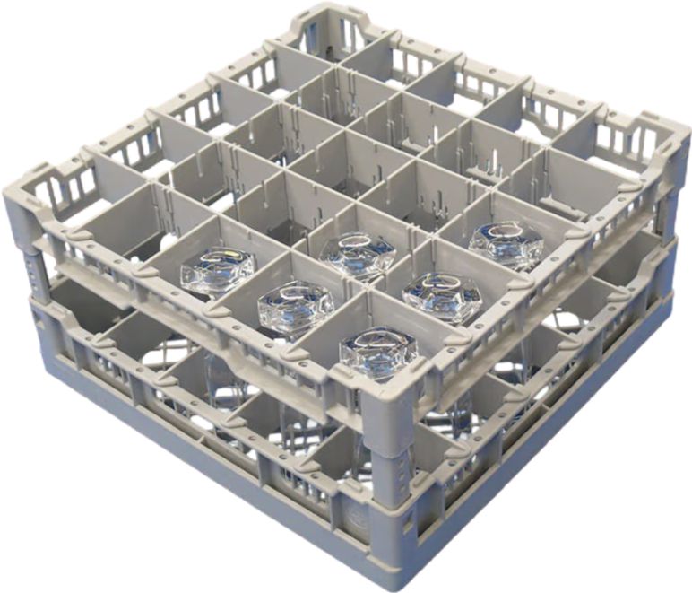 Lamber - 3.25" Glass Rack for 25 Glasses - CC00127