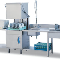 Lamber - High-Temperature Pass-Through Dishwasher With Soap + Drain Pump - L21EKDPS