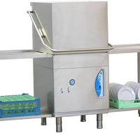 Lamber - Three Phase High-Temperature Pass-Through Dishwasher With Drain Pump - L25EKDPS 3PH