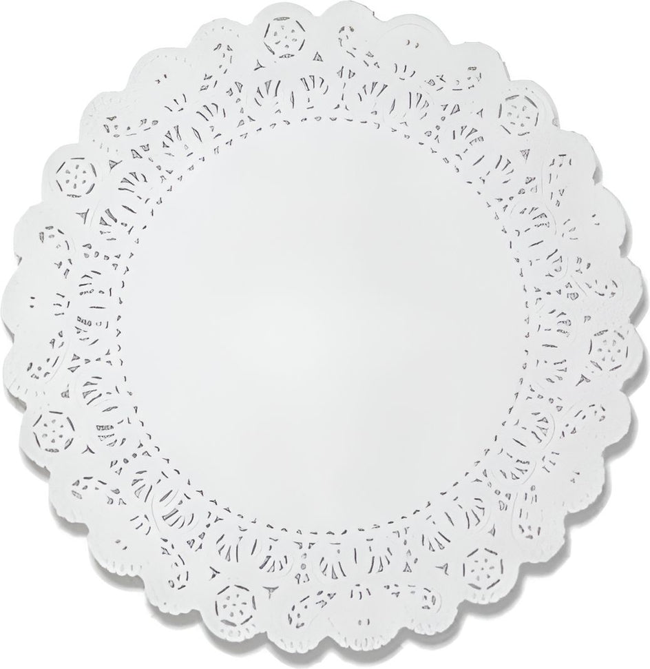 Lapaco Paper Products - 18" Normandy White Lace Paper Doiles, 250/Cs - 102-018