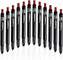 Listo - Red Marking Pencil Writes on Any Surface, 12/Bx - 1620BRD