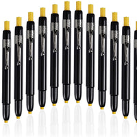 Listo - Yellow Marking Pencil Writes on Any Surface, 12/Bx - 1620BYW