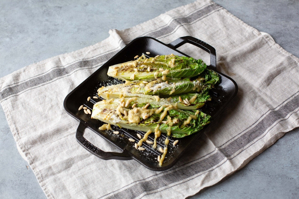 Lodge - 11" Chef Collection Cast Iron Square Grill Pan - LC11SGPINT