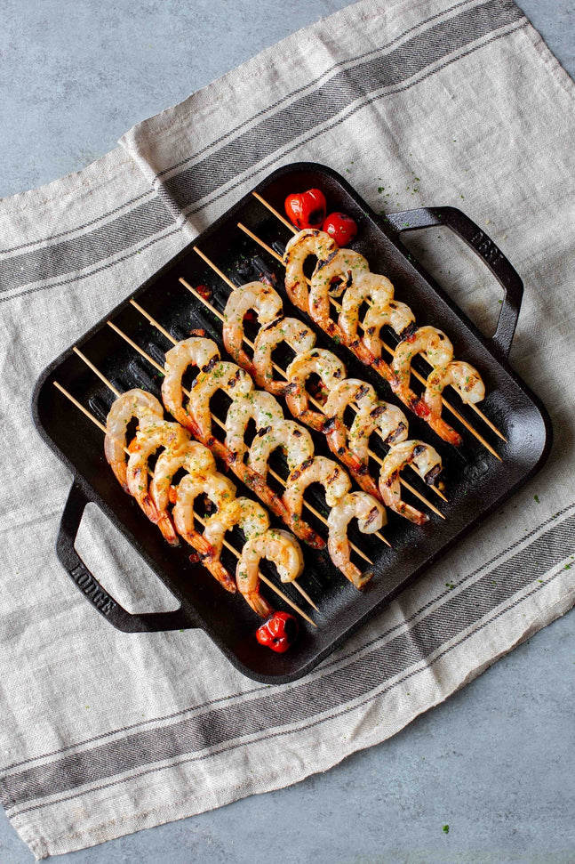 Lodge - 11" Chef Collection Cast Iron Square Grill Pan - LC11SGPINT