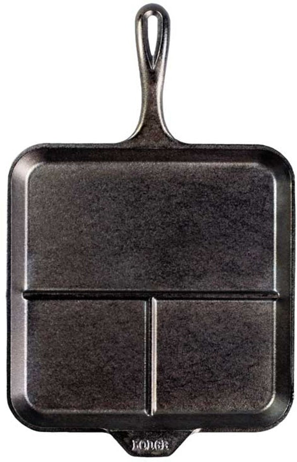 Lodge - 11 Inch Cast Iron Divided Griddle - L9SDGR