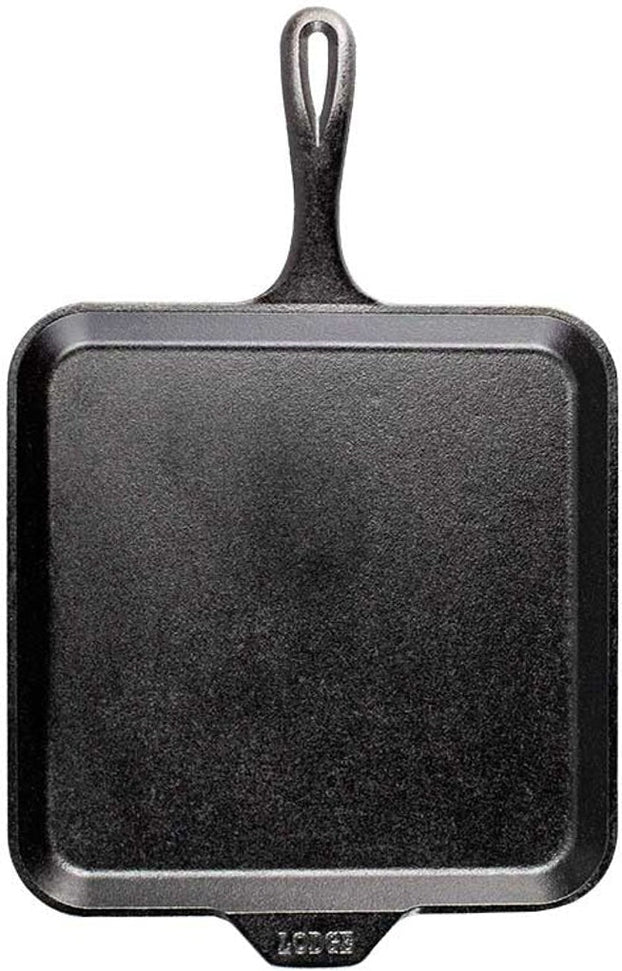 Lodge - 11 Inch Cast Iron Square Griddle - L9SGR