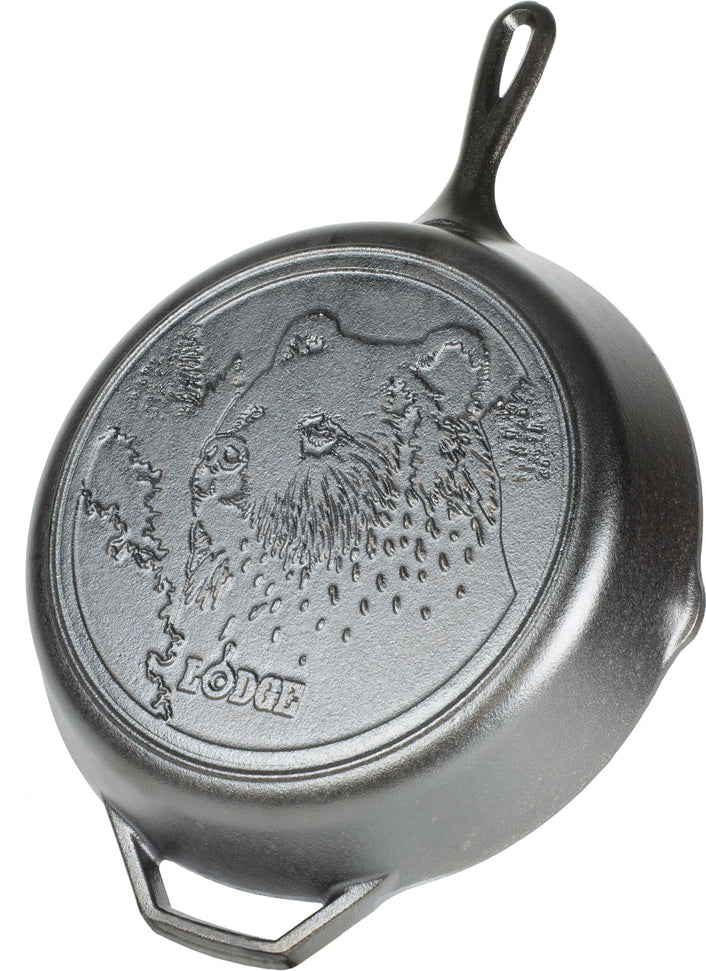 Lodge - 12" Wildlife Bear Cast Iron Skillet - L10SKWLBRINT