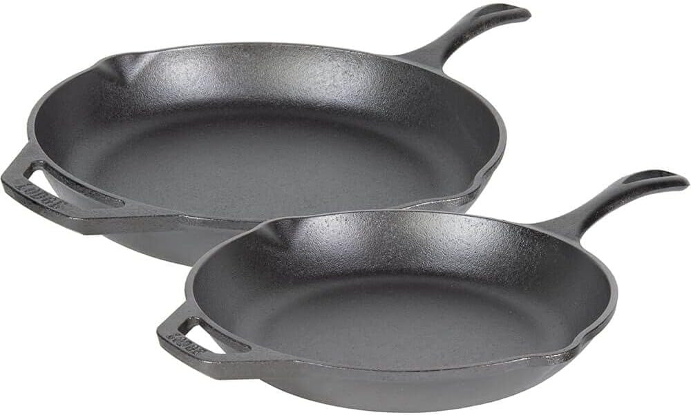 Lodge - Chef Collection 10 and 12 Inch Skillet Set - LC2SETA