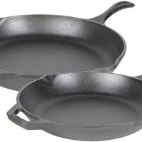 Lodge - Chef Collection 10 and 12 Inch Skillet Set - LC2SETA