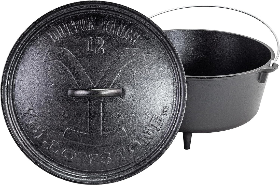 Lodge - Yellowstone 12 Inch / 8 QT Deep Camp Dutch Oven - L12DCOYW