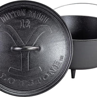 Lodge - Yellowstone 12 Inch / 8 QT Deep Camp Dutch Oven - L12DCOYW