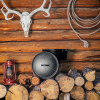 Lodge - Yellowstone 12 Inch / 8 QT Deep Camp Dutch Oven - L12DCOYW