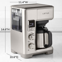 Lotus - Professional Series The Top Drip Coffeemaker with Grounds Scale - LTSCM500