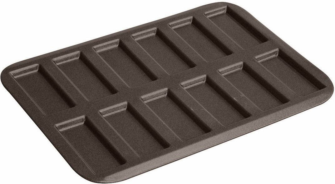 Louis Tellier - 11.41" Non-Stick Mini-Financiers & Biscuits Rose De Reims Baking Sheet - 267030