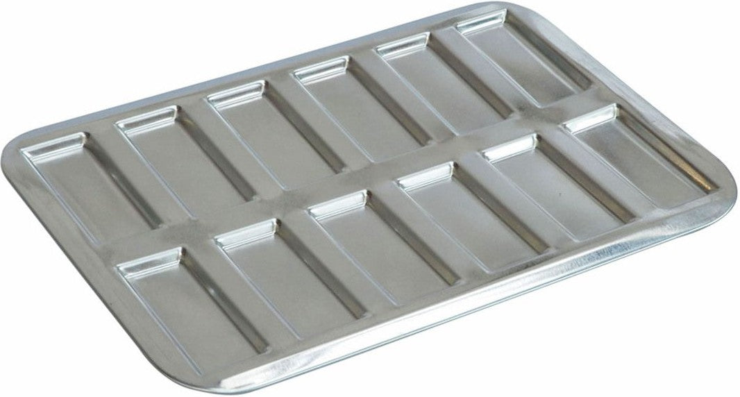 Louis Tellier - 11.41" Tin Plate Mini-Financiers & Biscuits Rose De Reims Baking Sheet - 167030