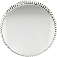 Louis Tellier - 11.81" x 11.02" x 0.98" Tin Plate Round Fluted Tart Mould With Removable Bottom - 126442