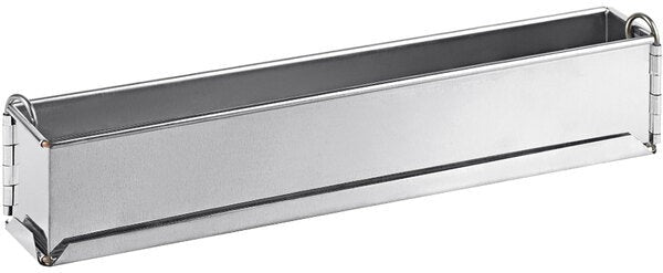 Louis Tellier - 11.81" x 1.57" x 2.3.6" Tin Plate Springform Long Loaf Pan With Removable Bottom (Mini) - 119410
