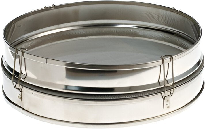 Louis Tellier - 12.5" Stainless Steel Medium Mesh Interchangeable Canvases 3-Piece Sieve - NC012