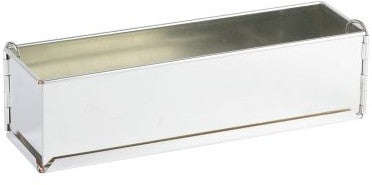 Louis Tellier - 13.77" x 3.14" x 3.14" Tin Plate Springform Long Loaf Pan With Removable Bottom - 119720