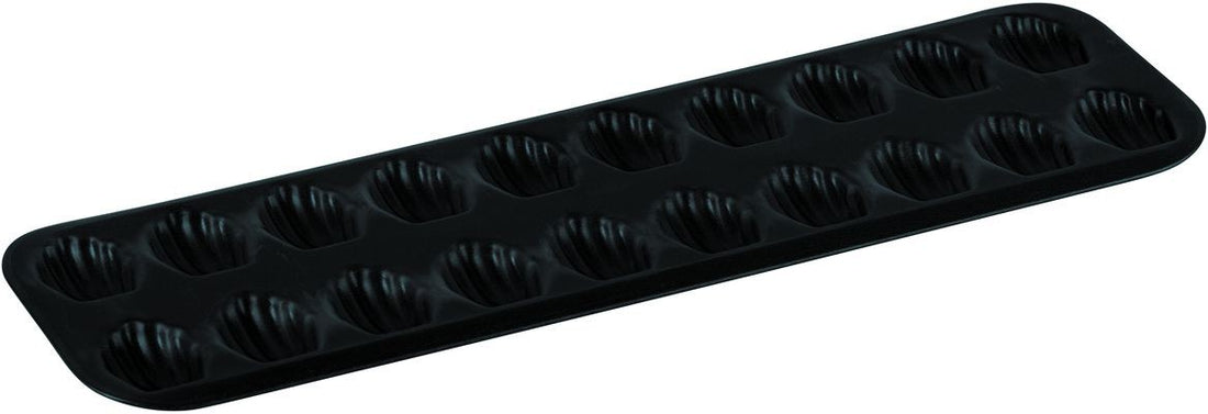 Louis Tellier - 15.55" Non-Stick Obsidian 20 Compartment Small Madeleines Baking Sheet - 464510