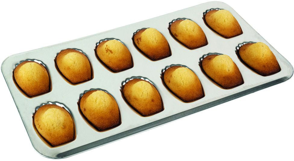 Louis Tellier - 15.55" Tin Plate 12 Madeleines Baking Sheet - 164710