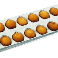 Louis Tellier - 15.55" x 4.92" x 0.51" Tin Plate 20 Small Madeleine Baking Sheet - 164510
