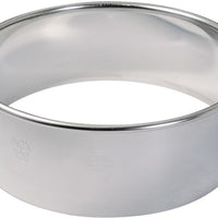 Louis Tellier - 1.18" Stainless Steel Round Plain Cutter with Rolled Edge, Pack of 8 Pcs - 880101