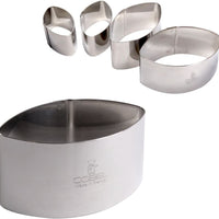 Louis Tellier - 2.08" Stainless Steel Calisson Pastry Cutter - 884043