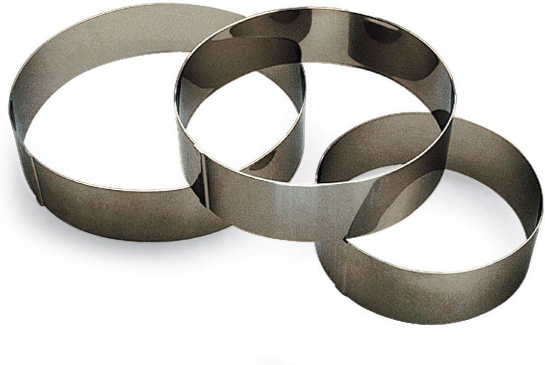 Louis Tellier - 2.75" Stainless Steel Pastry Ring - 866460