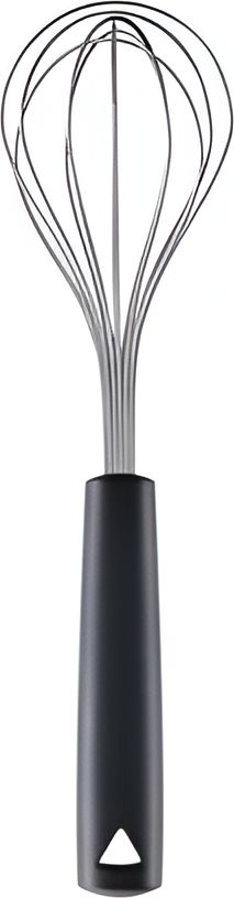 Louis Tellier - 5.1" Stainless Steel Black Whisk - 72 128 13 00