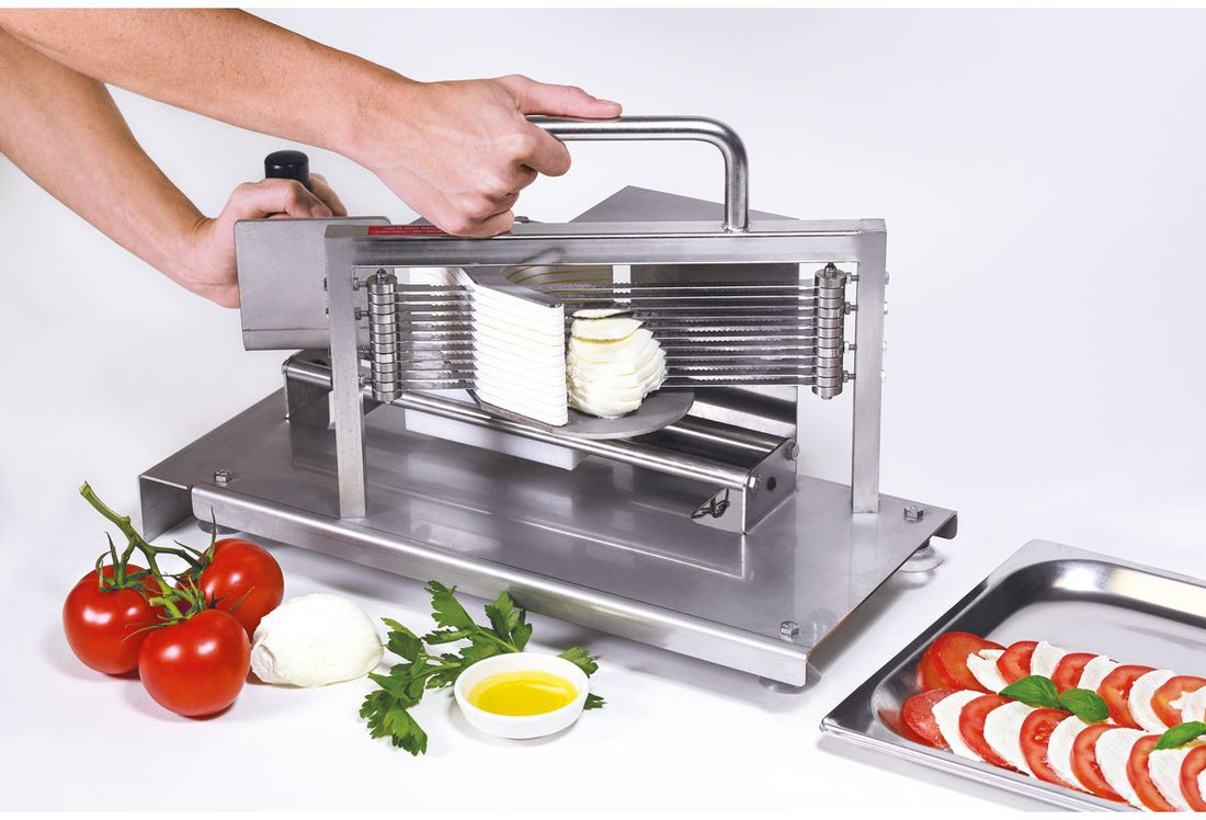 Louis Tellier - 5.5 mm Stainless Steel Professional Tomato Mozzarella Slicer GM - CT-MZ