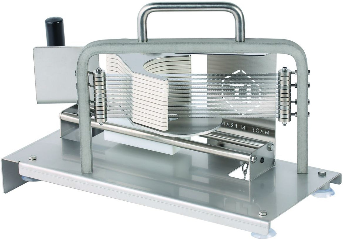 Louis Tellier - 5.5 mm Stainless Steel Professional Tomato Mozzarella Slicer GM - CT-MZ