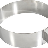 Louis Tellier - 6.29" to 11.02" Stainless Steel Adjustable Cake Ring - 896480