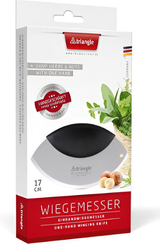 Louis Tellier - 6.8" Stainless Steel Single Blade Mincing Knife, Boxed - 41 221 18 02