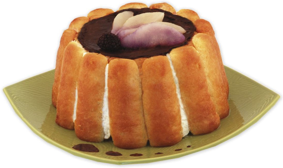 Louis Tellier - 7.08" Tin Plate Charlotte Mould - 112620