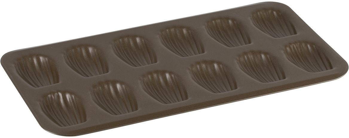 Louis Tellier - 7.87" Non-Stick 12-Compartment Small Madeleines Baking Sheet - 264710