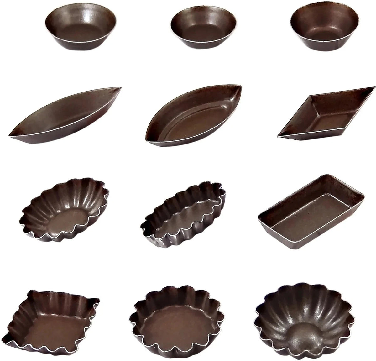 Louis Tellier - Non-Stick Pastry Mould, Pack of 60 - 285201