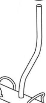 Louis Tellier - Shaft, Handle & Crossbar for Tinned Mill M5 - M5002 - discontinued