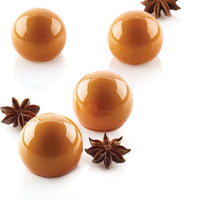 Louis Tellier - Silicone 15 Compartment Square Sphere Baking Mold with Boarder - CURVETRUFFLE 40