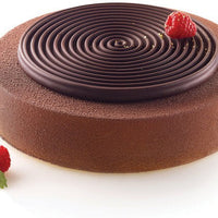 Louis Tellier - Silicone 2 Compartment Decorative Chocolate Baking Mold - TOURB 100