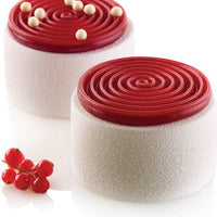 Louis Tellier - Silicone 6 Compartment Decorative Baking Mold - TOURB 28