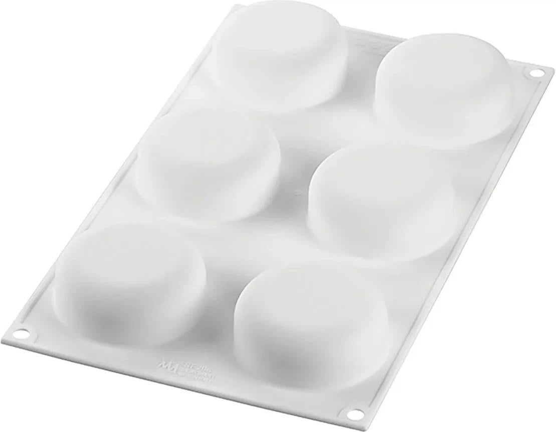 Louis Tellier - Silicone 6 Compartment Micro Baking Mold with Boarder - CURVE UNIVERSO 90