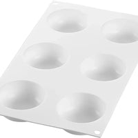 Louis Tellier - Silicone 6 Compartment Micro Baking Mold with Boarder - CURVE UNIVERSO 90