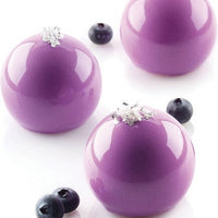 Louis Tellier - Silicone 8 Compartment Micro Baking Mold with Boarder - CURVETRUFFLE 70